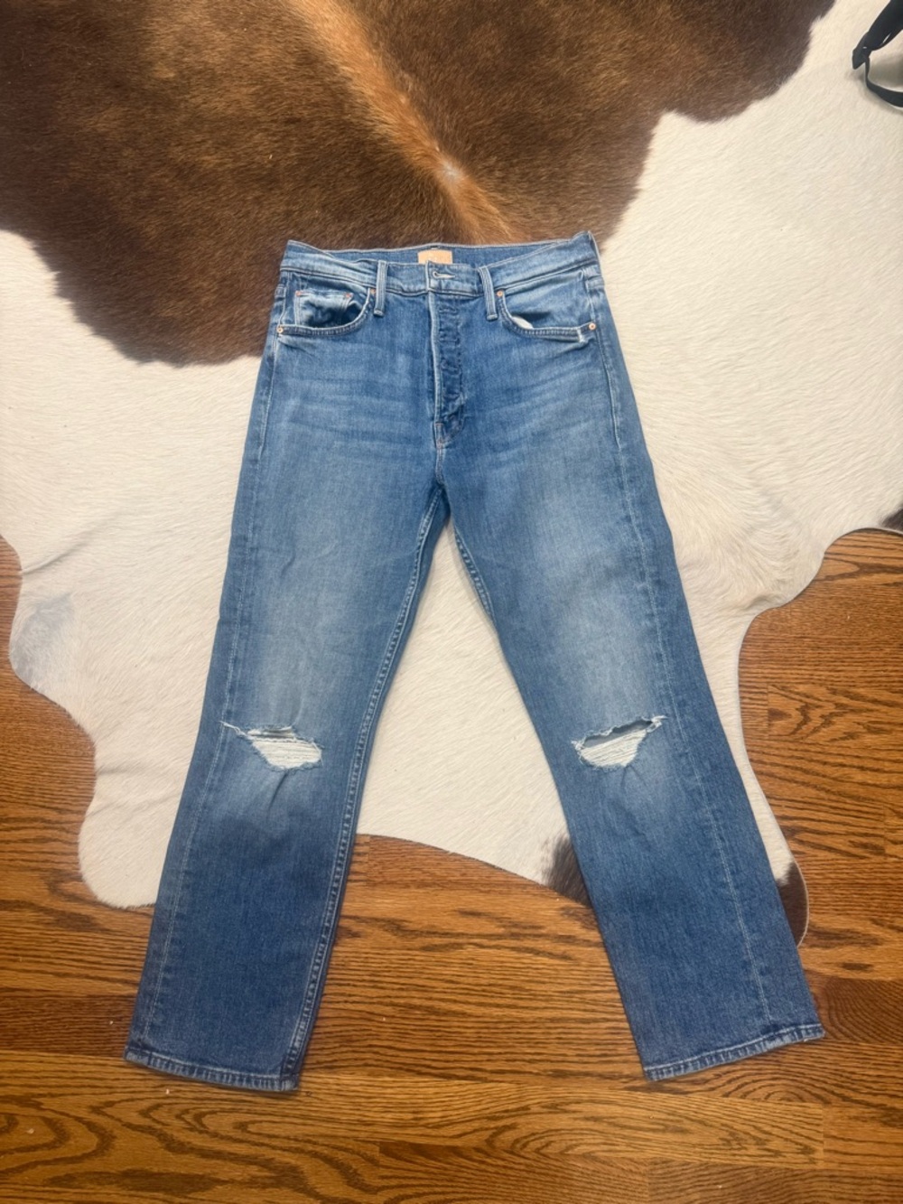 MOTHER Light Blue Denim Jeans
